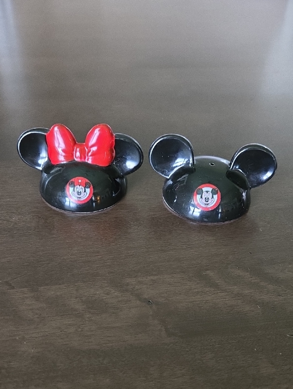 Disney Mickey and Minnie Mouse Salt and Pepper Shakers